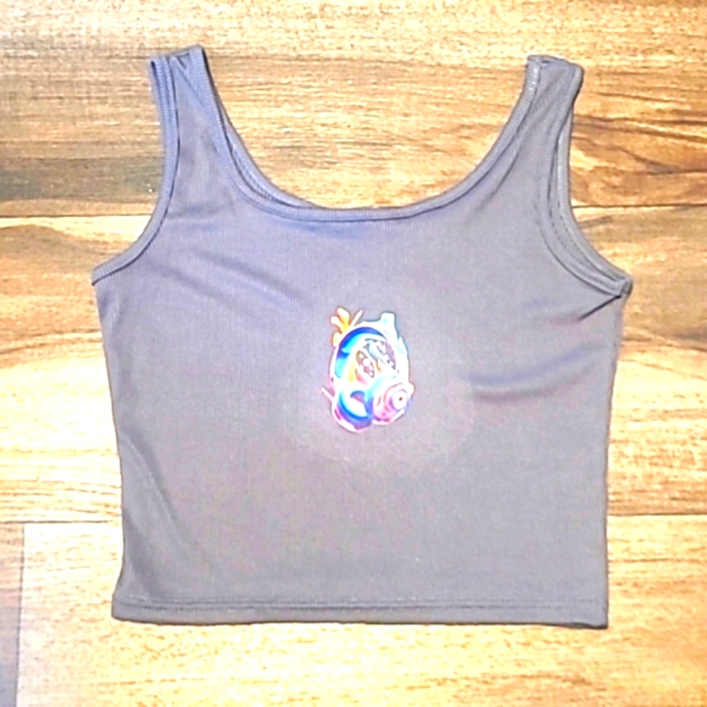 🔊Retro Style🎶 Handcrafted Crop Top